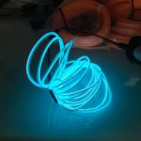 High brightness Iron made free DIY shapes 2.8mm 5.0mm EL neon wire with el wire battery pack