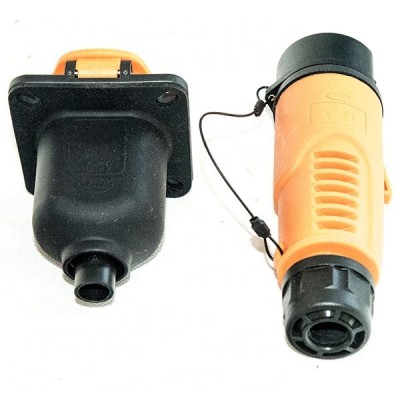 Battery Charging Connector With Internal Switch YEEDA Y-30 (3-Pole), Plug & Socket 110V AC / 220V AC - 16A